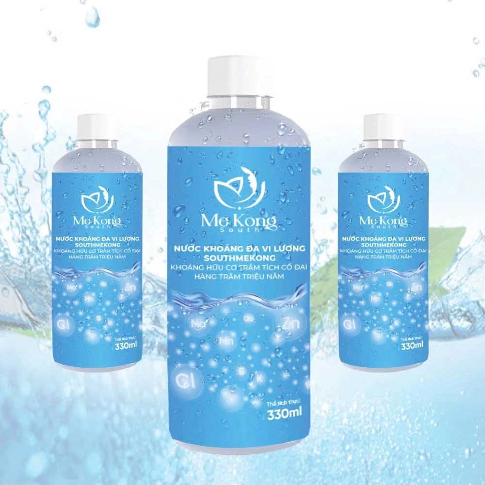 NUỐC KHOÁNG ĐA VI LƯỢNG SOUTH MEKONG - KHOÁNG HỮU CƠ TRẦM TÍCH CỔ ĐẠI HÀNG TRĂM TRIỆU NĂM